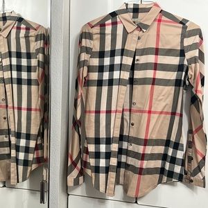 Women Burberry button down.